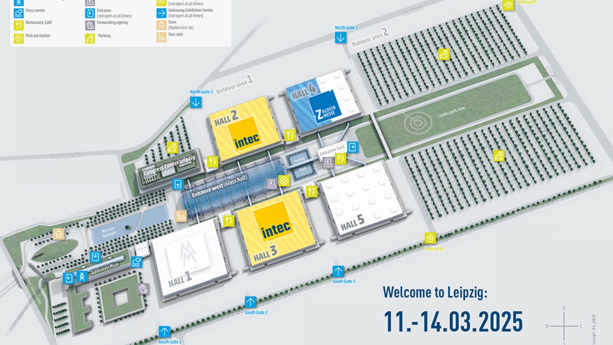 Site plan subcontracting fair and Intec